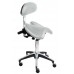 Plasdent SADDLE DOCTOR STOOL, WIDE, BACK REST